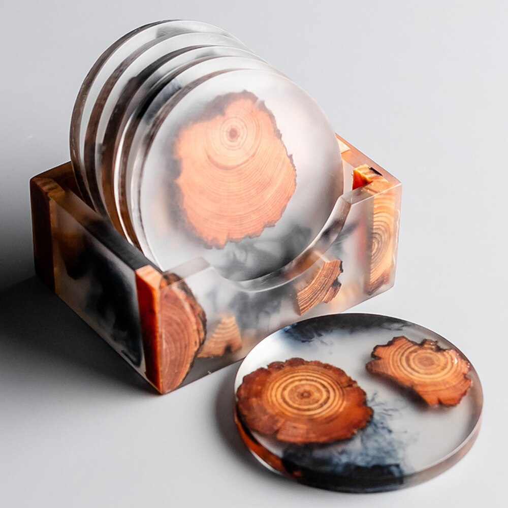 Pine Prism Coaster Set — Allyours Closet (view 2)