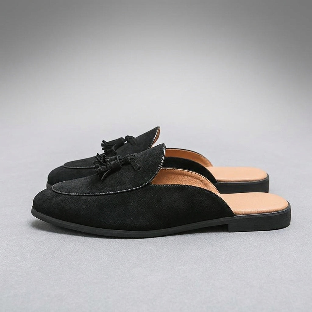 Fasano Suede Mules — Allyours Closet (view 7)