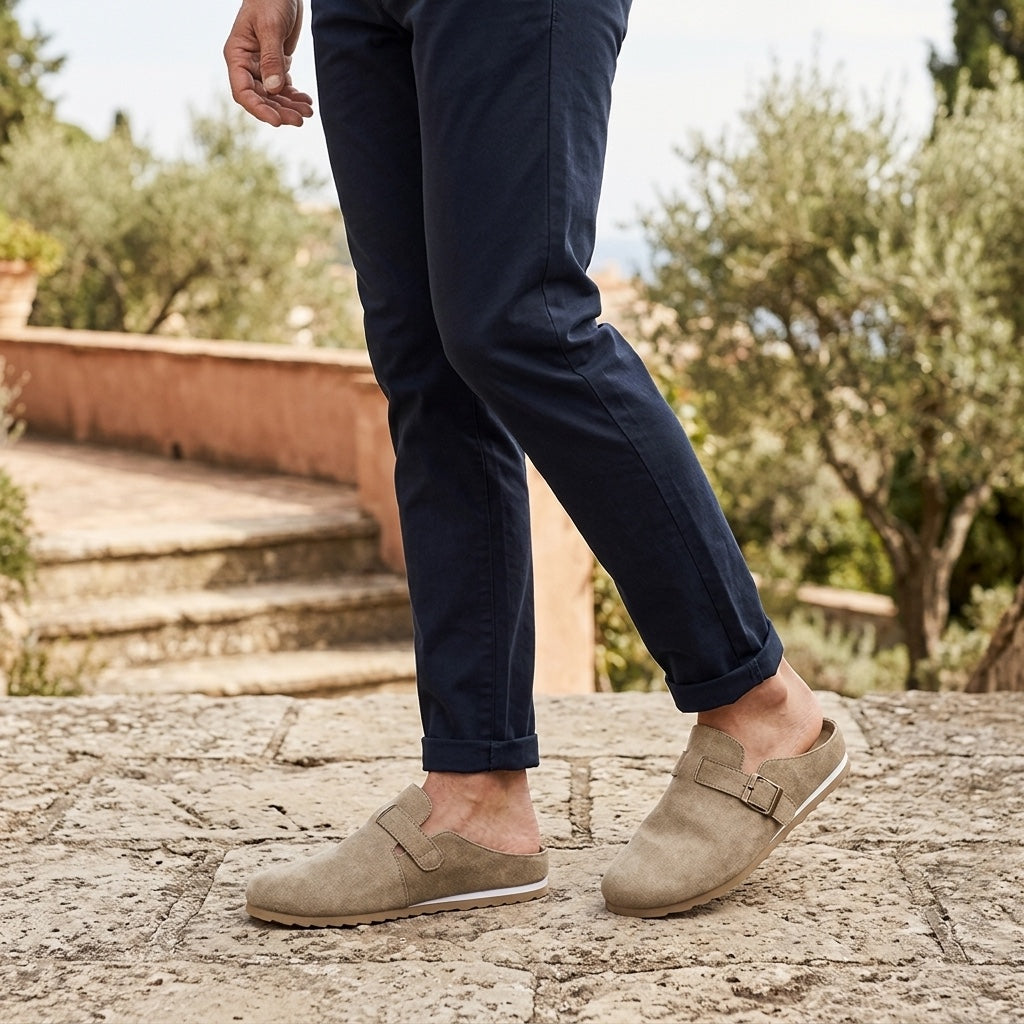 Landon Suede Mules — Allyours Closet (view 8)