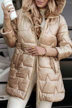 Carla | Quilted Oversized Contemporary Puffer Jacket — Allyours Closet (view 6)