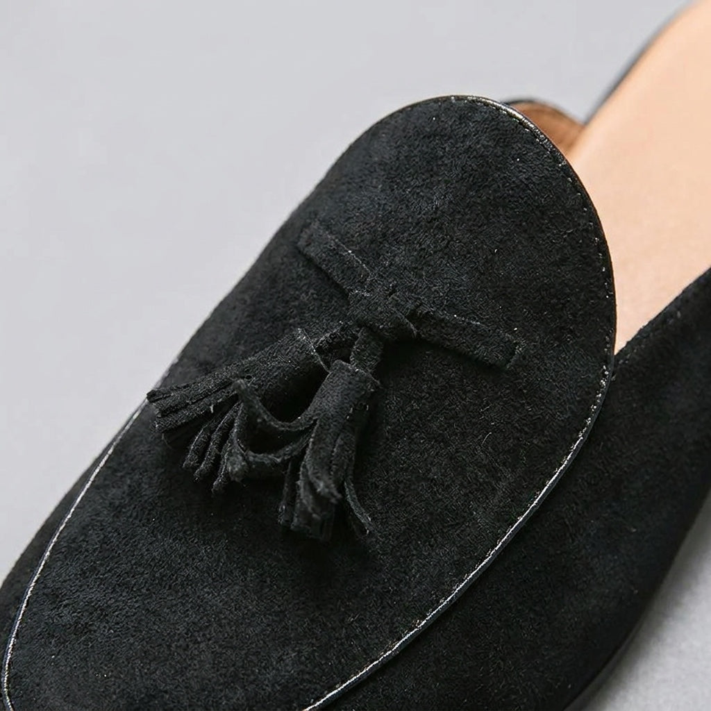 Fasano Suede Mules — Allyours Closet (view 8)