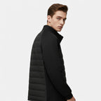 Csaba | High-Neck Quilted Sartorial Puffer Jacket — Allyours Closet (view 3)