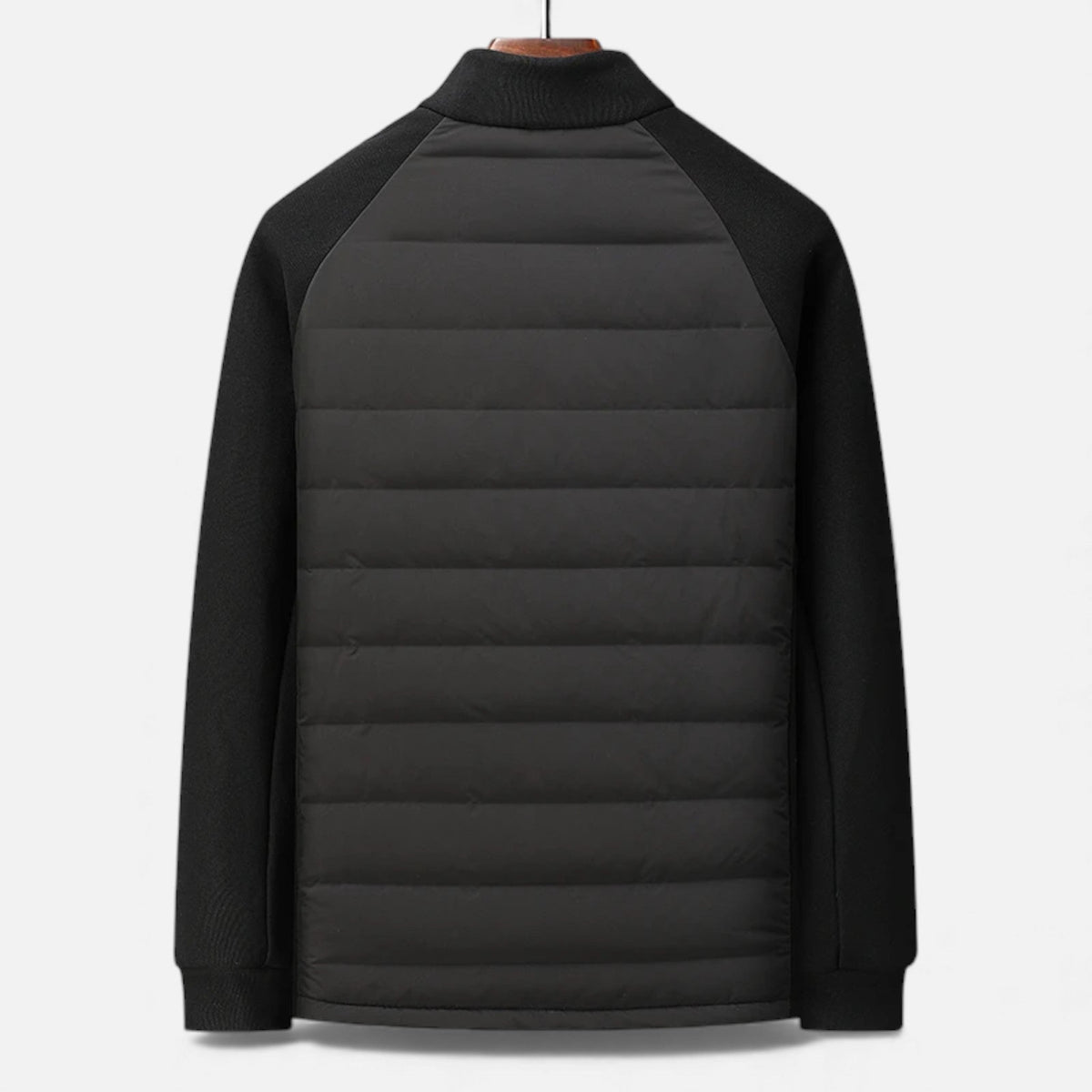 Csaba | High-Neck Quilted Sartorial Puffer Jacket — Allyours Closet (view 7)