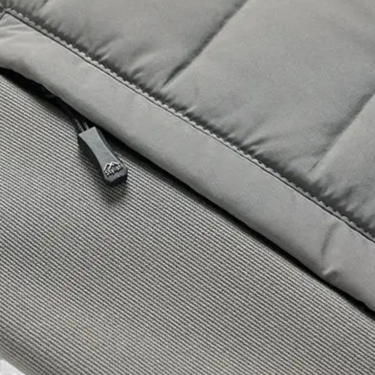 Csaba | High-Neck Quilted Sartorial Puffer Jacket — Allyours Closet (view 9)