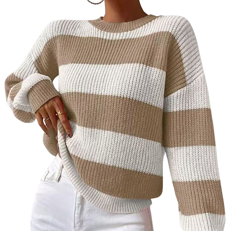 Debbie | Crew-Neck Chunky Curated Sweater — Allyours Closet