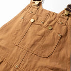 Women's Canvas Bib Overalls Duck Workwear Dungarees with Pockets