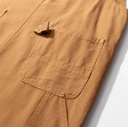 Women's Canvas Bib Overalls Duck Workwear Dungarees with Pockets