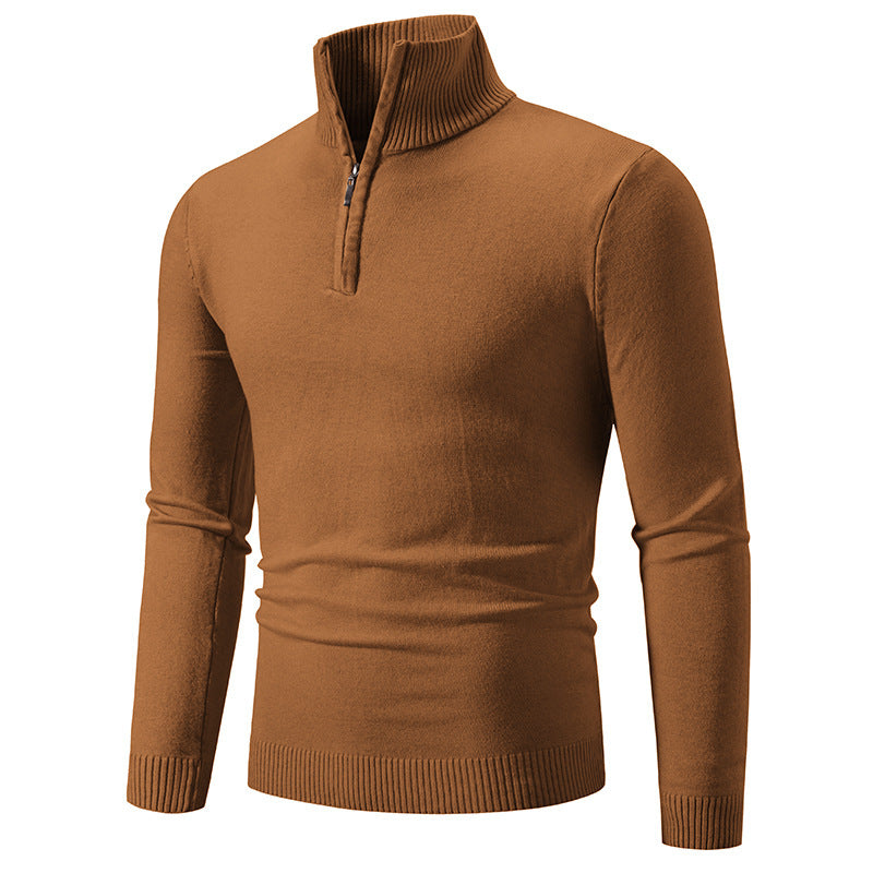 Nikhil | Zip-Up Longline Heritage Sweater