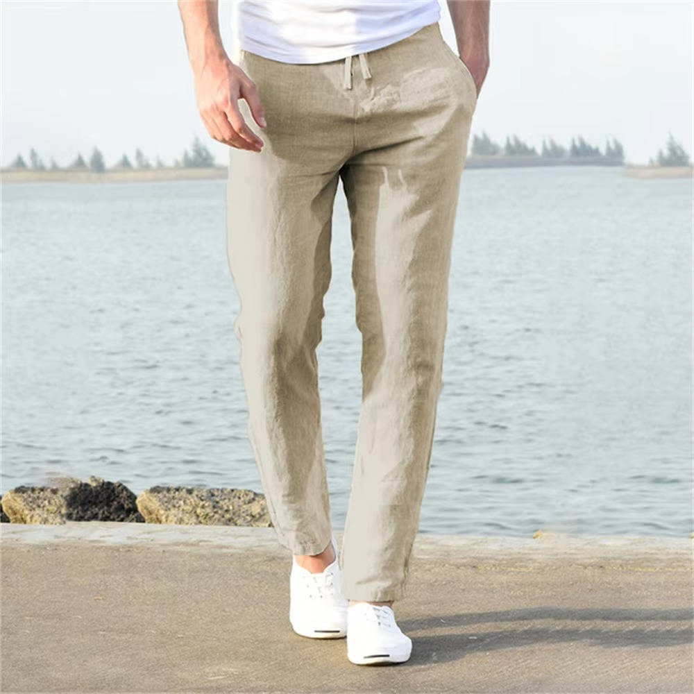 Men's Breathable Light Linen Pants