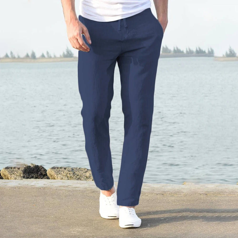 Men's Breathable Light Linen Pants