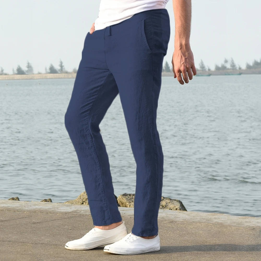 Men's Breathable Light Linen Pants
