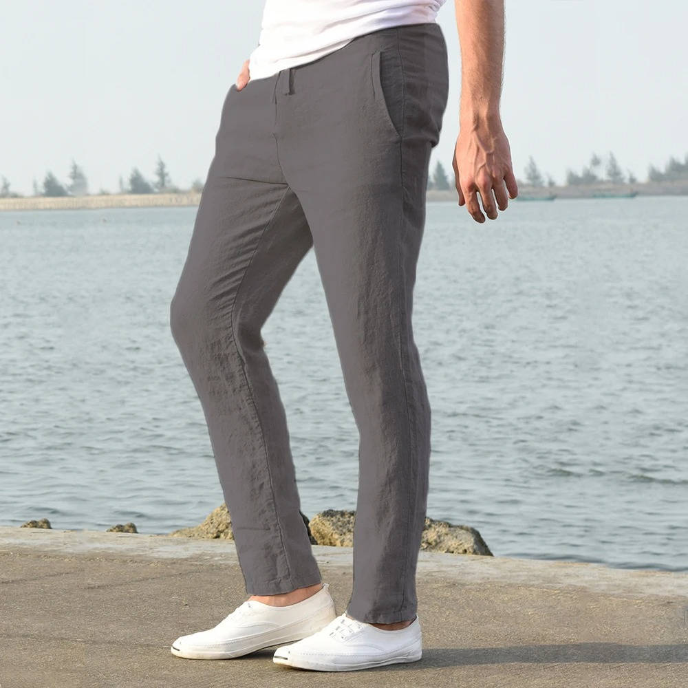 Men's Breathable Light Linen Pants