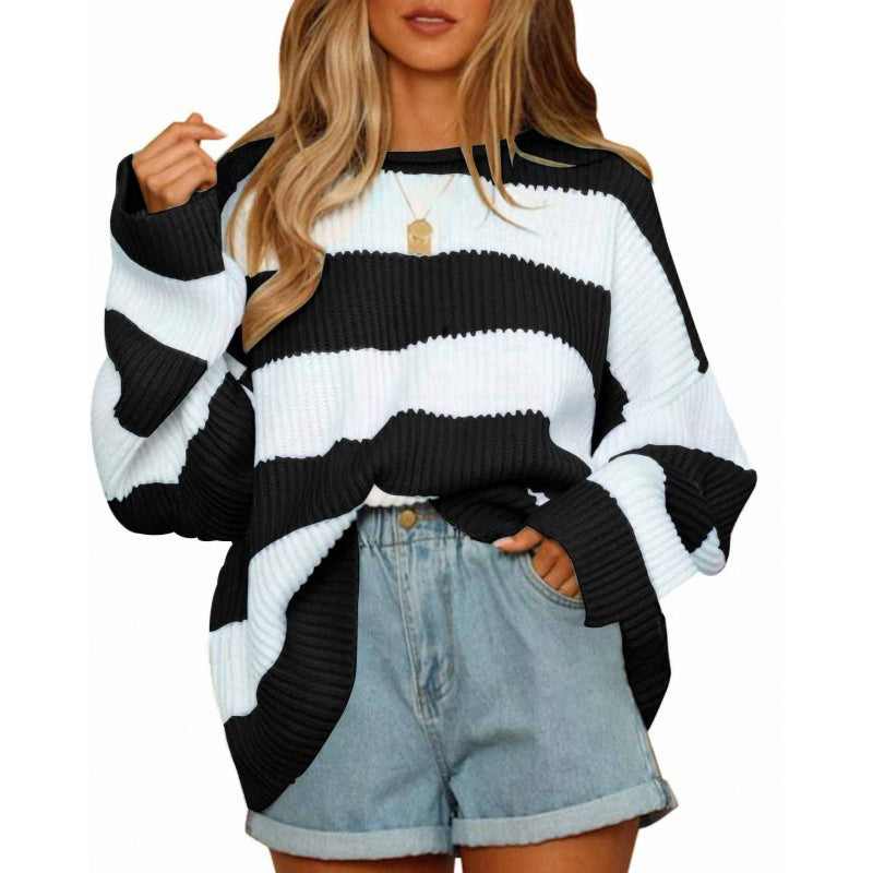 Debbie | Crew-Neck Chunky Curated Sweater — Allyours Closet (view 4)