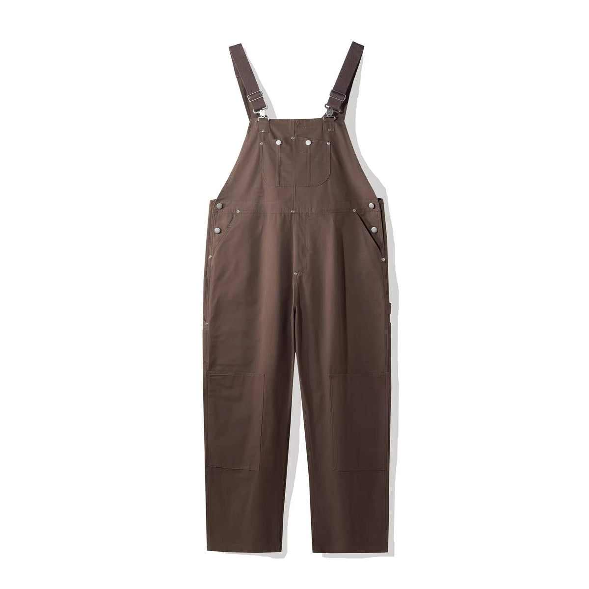 Women's Canvas Bib Overalls Duck Workwear Dungarees with Pockets