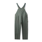 Women's Canvas Bib Overalls Duck Workwear Dungarees with Pockets