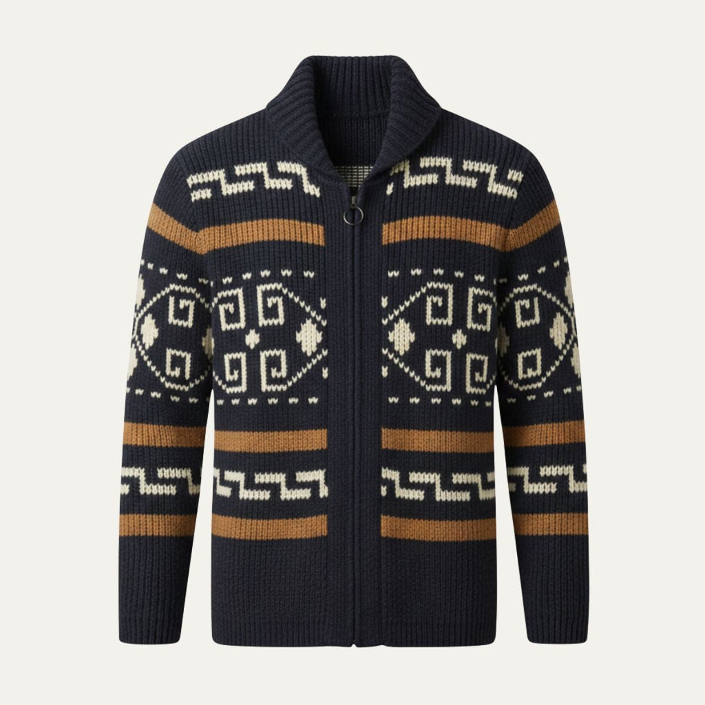 Enzo | Oversized Signature Graceful Cardigan — Allyours Closet (view 4)