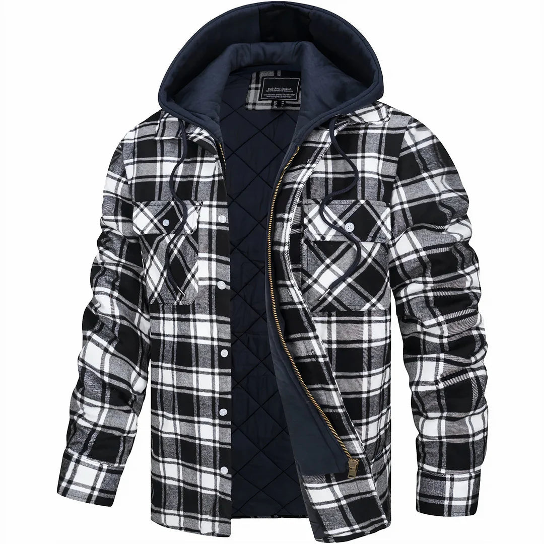 Fraser | Hooded Quilted Contemporary Coat — Allyours Closet (view 5)