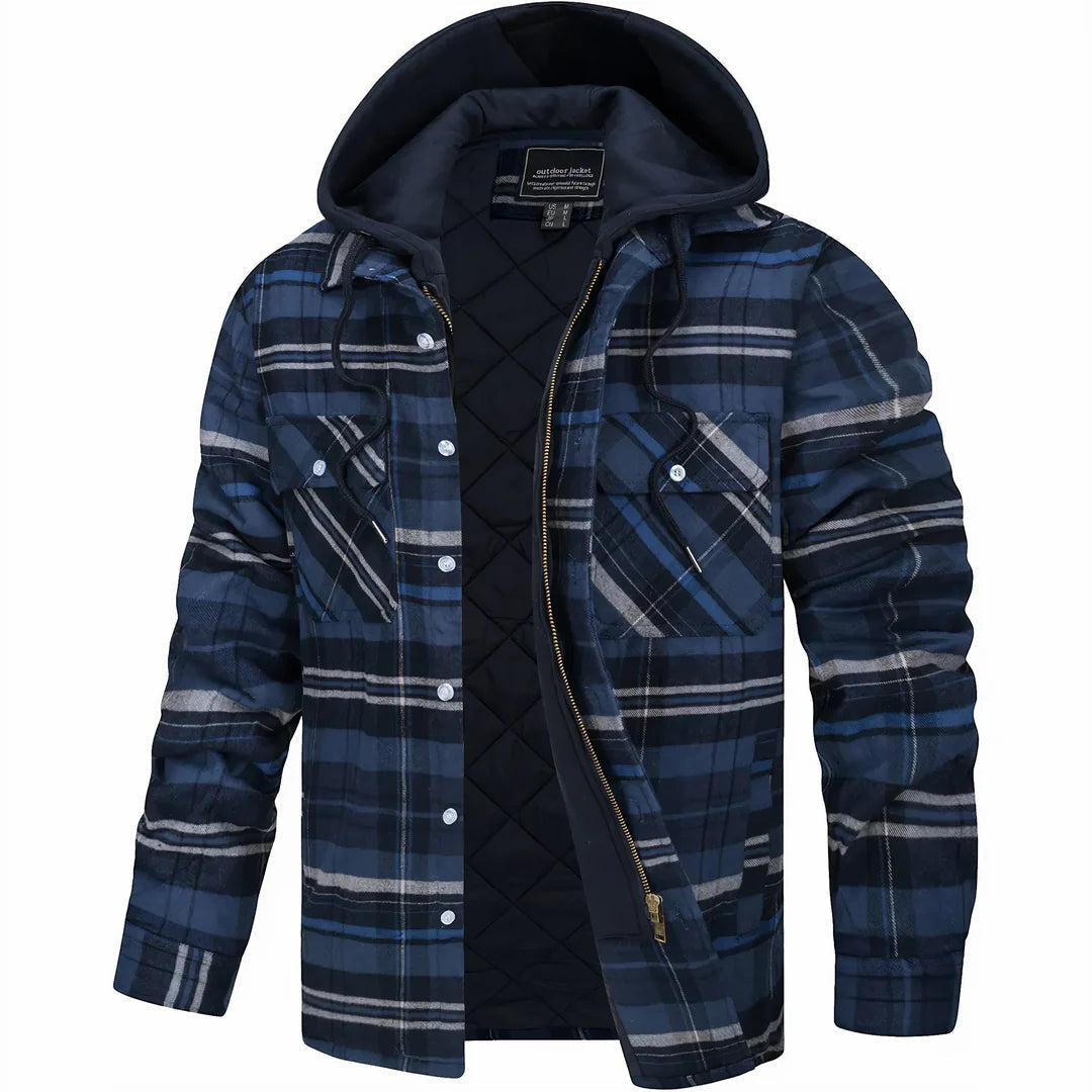 Fraser | Hooded Quilted Contemporary Coat — Allyours Closet (view 7)