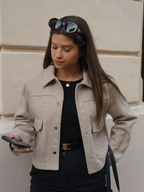 Fulgencio | Sculpted Draped Sleek Coat — Allyours Closet