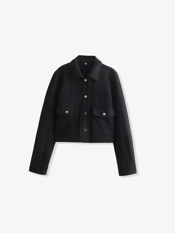 Fulgencio | Sculpted Draped Sleek Coat — Allyours Closet (view 4)