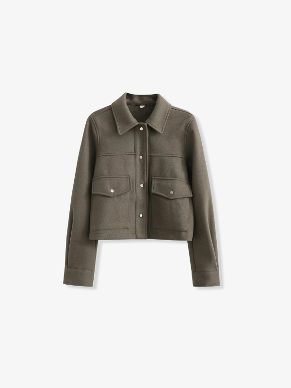 Fulgencio | Sculpted Draped Sleek Coat — Allyours Closet (view 5)