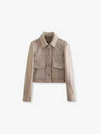 Fulgencio | Sculpted Draped Sleek Coat — Allyours Closet (view 6)