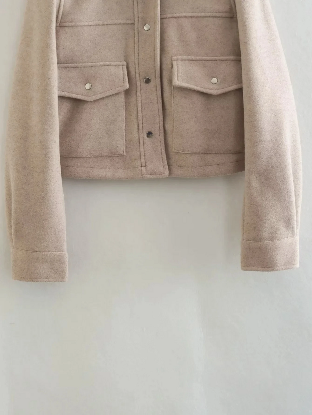 Fulgencio | Sculpted Draped Sleek Coat — Allyours Closet (view 8)