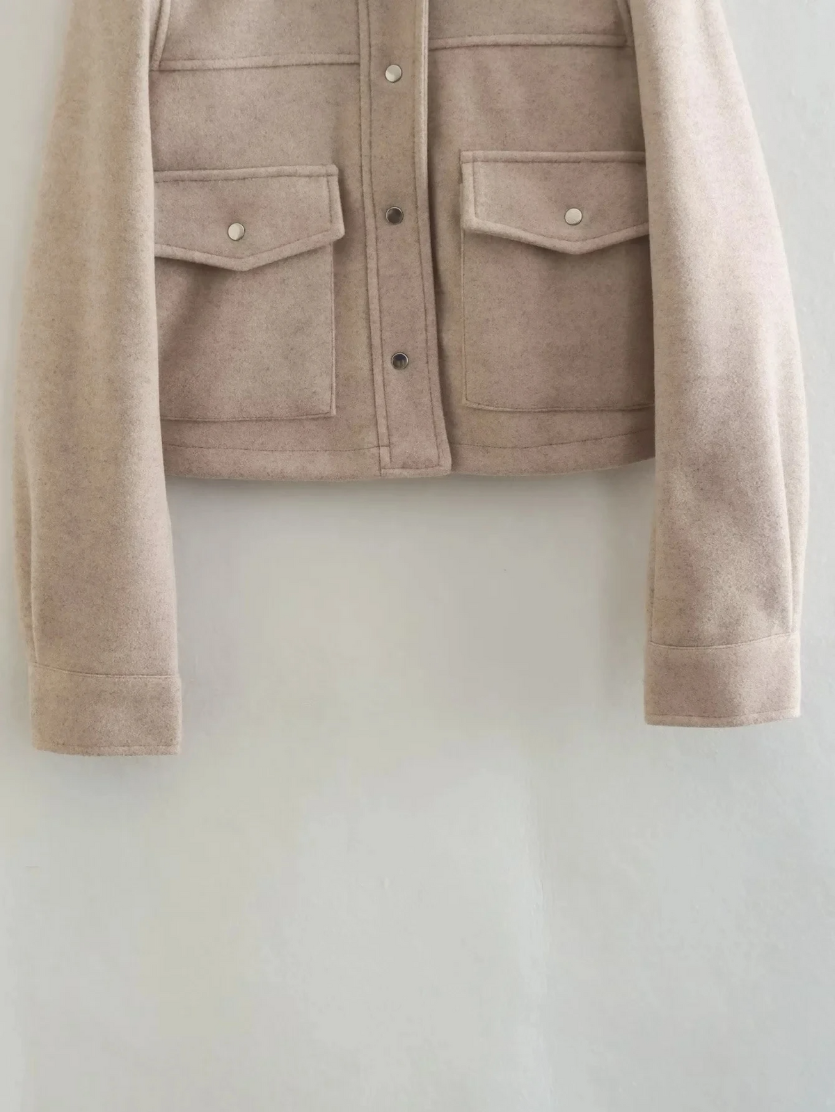 Fulgencio | Sculpted Draped Sleek Coat — Allyours Closet (view 8)