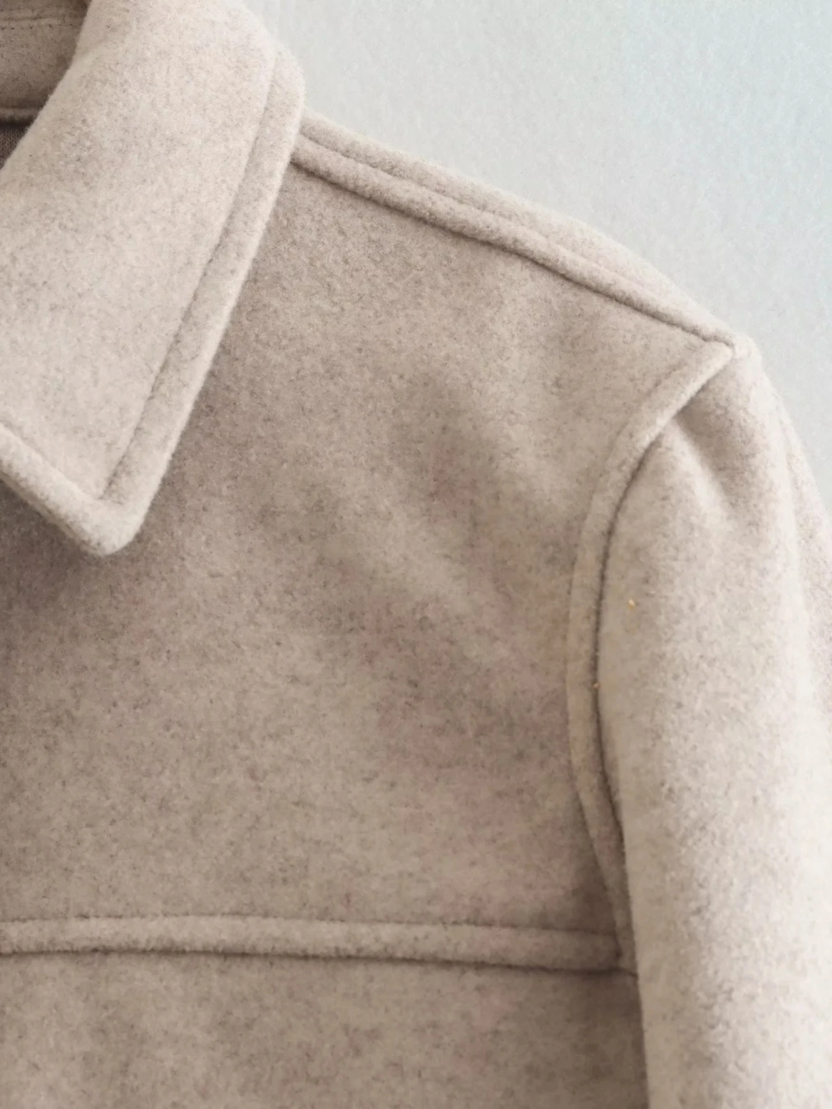 Fulgencio | Sculpted Draped Sleek Coat — Allyours Closet (view 9)