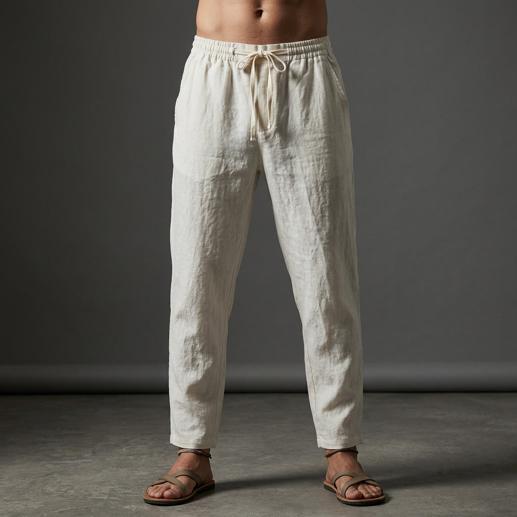 Montego Linen Trouser — Allyours Closet (view 7)