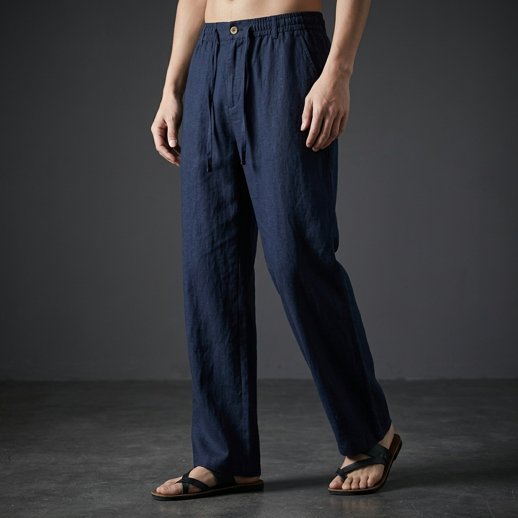 Montego Linen Trouser — Allyours Closet (view 10)