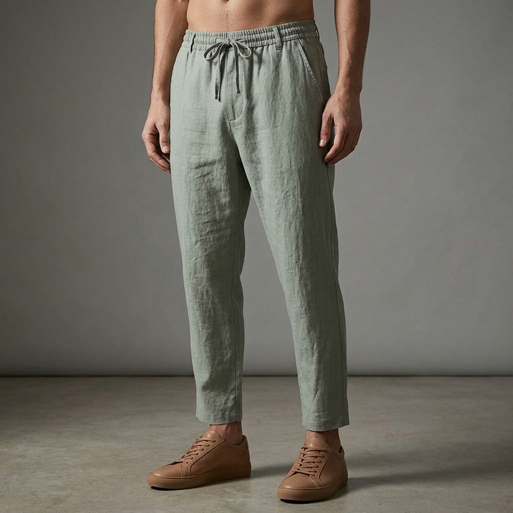 Montego Linen Trouser — Allyours Closet (view 9)