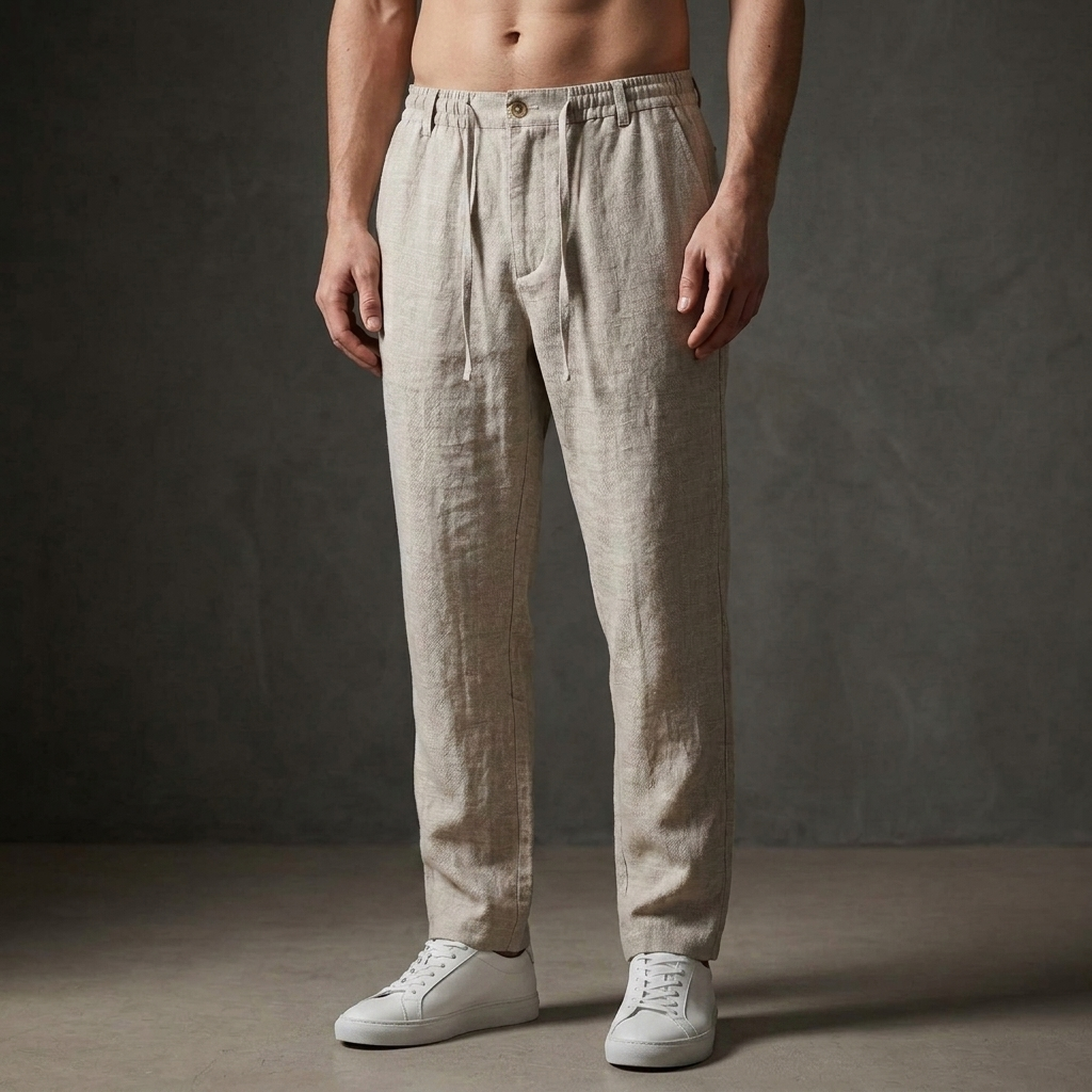 Montego Linen Trouser — Allyours Closet (view 5)