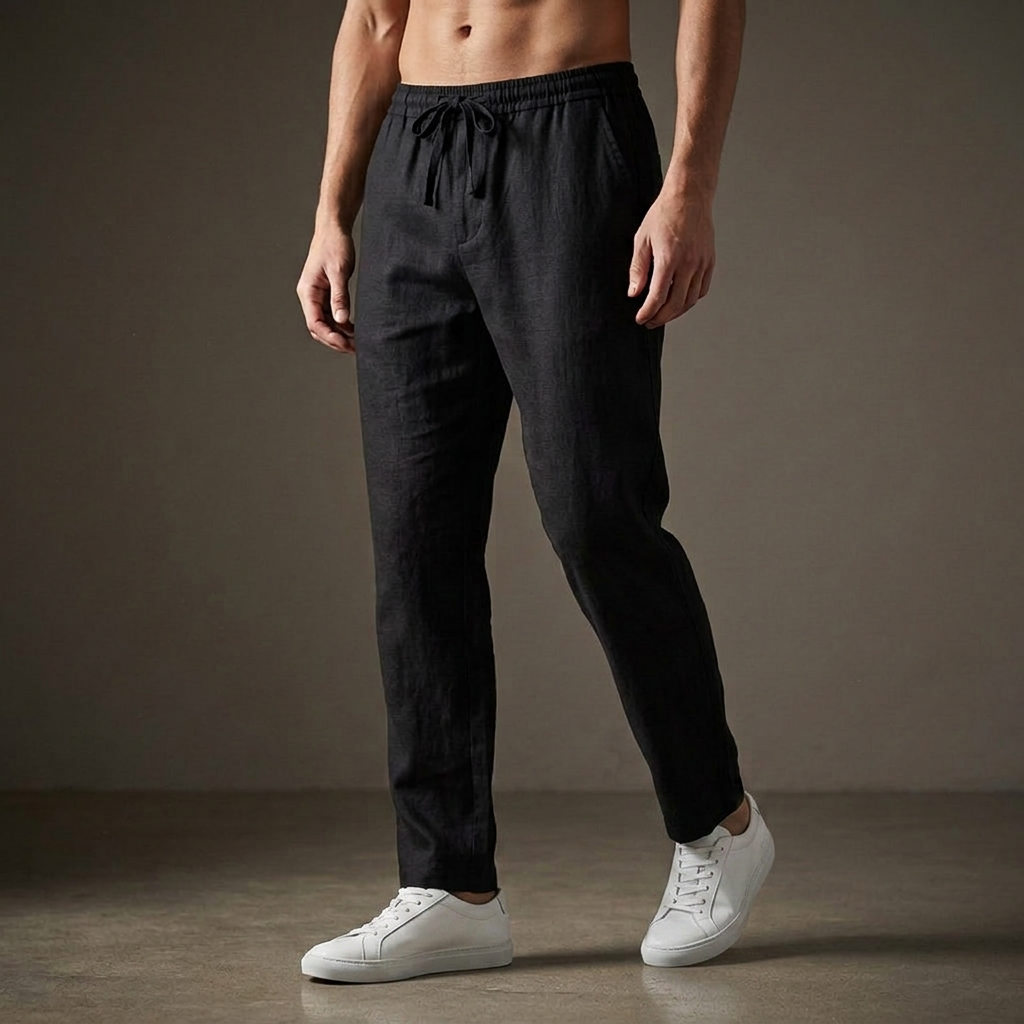 Montego Linen Trouser — Allyours Closet (view 8)