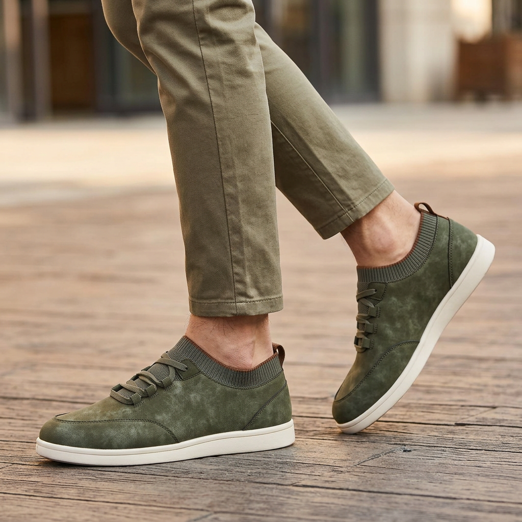 Nolan Suede Sneakers — Allyours Closet (view 3)