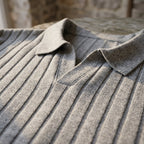 Taormina Ribbed Knit Polo — Allyours Closet (view 3)