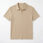 Taormina Ribbed Knit Polo — Allyours Closet (view 9)