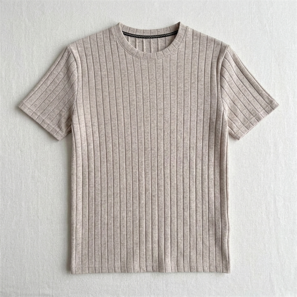 Rapallo Ribbed T-Shirt — Allyours Closet (view 4)