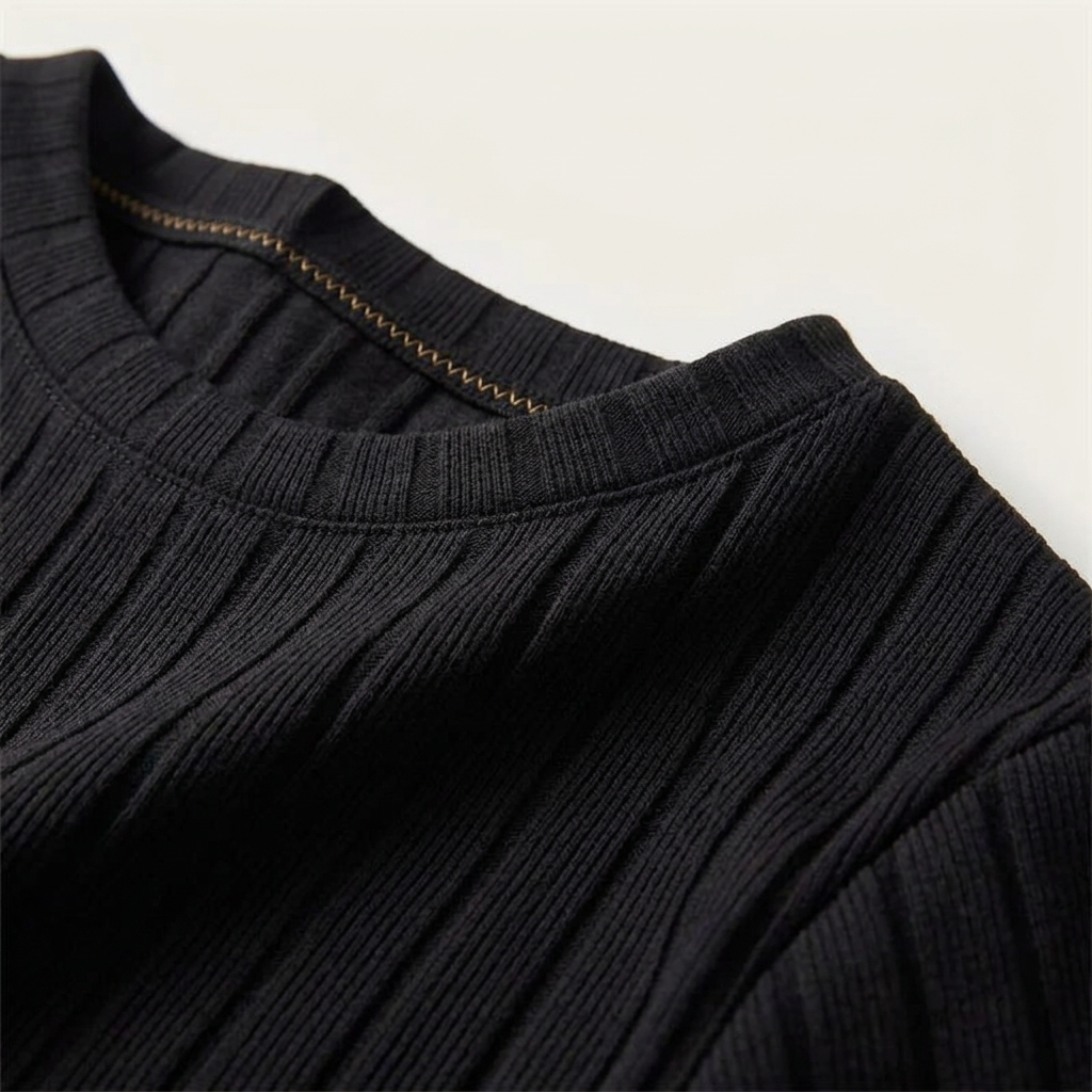 Rapallo Ribbed T-Shirt — Allyours Closet (view 8)
