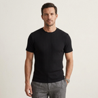 Rapallo Ribbed T-Shirt — Allyours Closet (view 9)