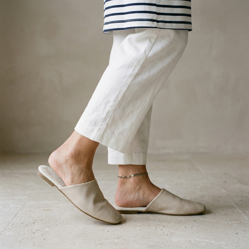 Ravello Leather Mules — Allyours Closet (view 9)