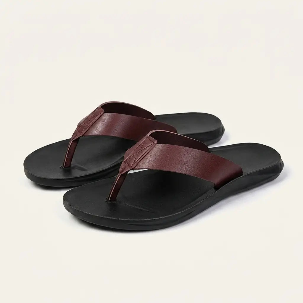 Minori Leather Sandals — Allyours Closet (view 6)