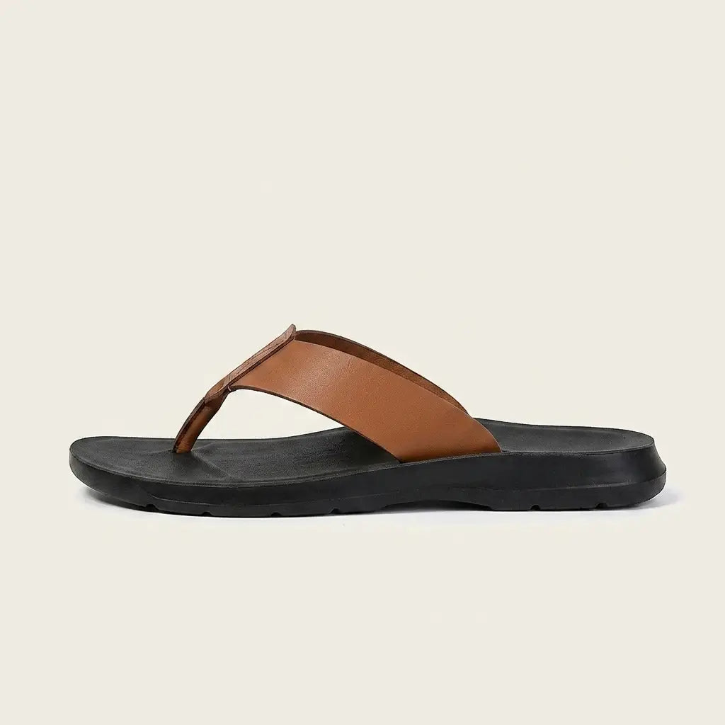 Minori Leather Sandals — Allyours Closet (view 2)
