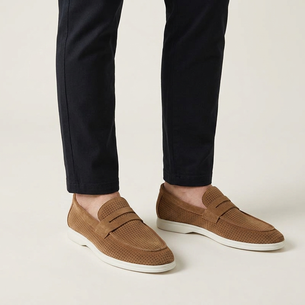 Sanremo Suede Loafers — Allyours Closet (view 4)