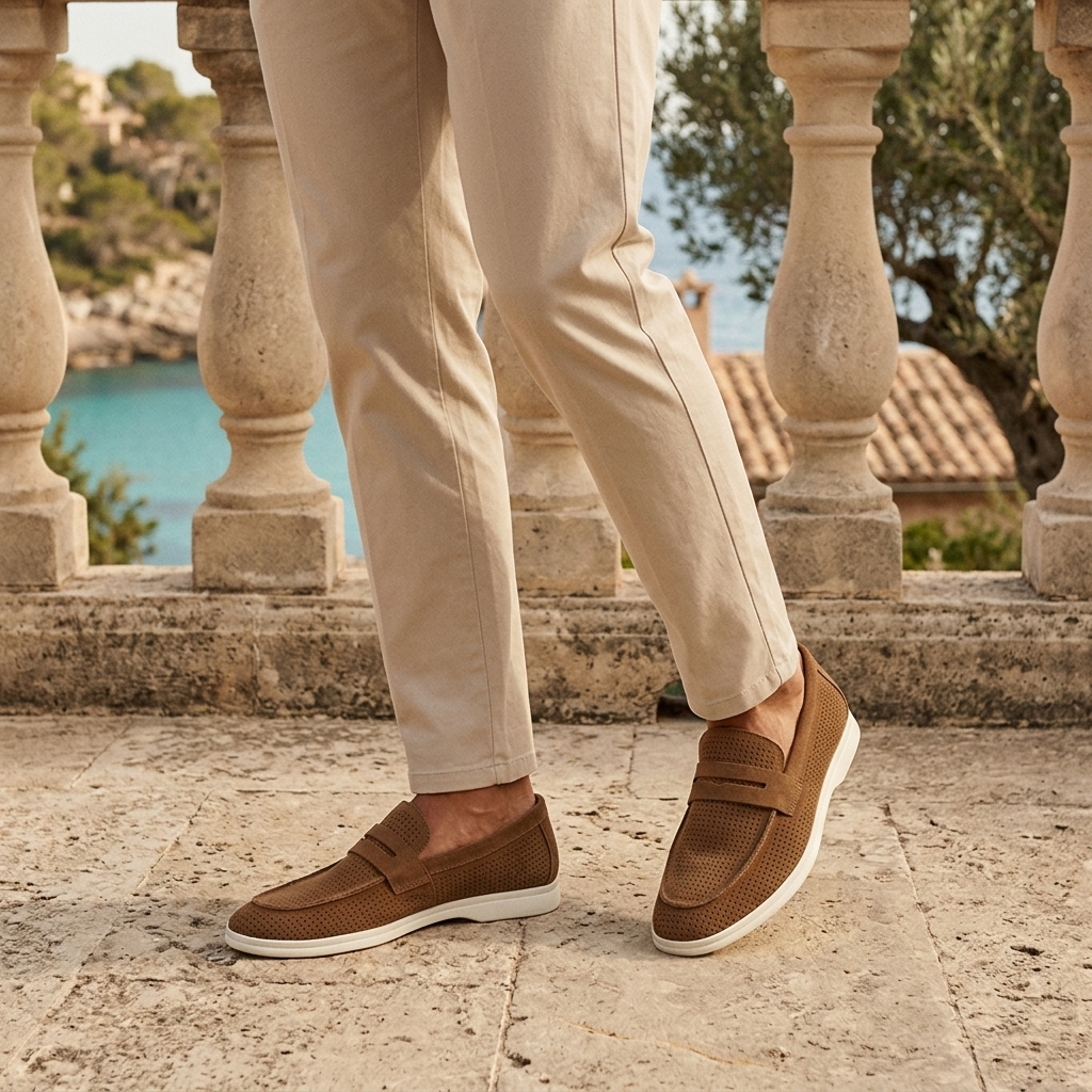 Sanremo Suede Loafers — Allyours Closet (view 5)