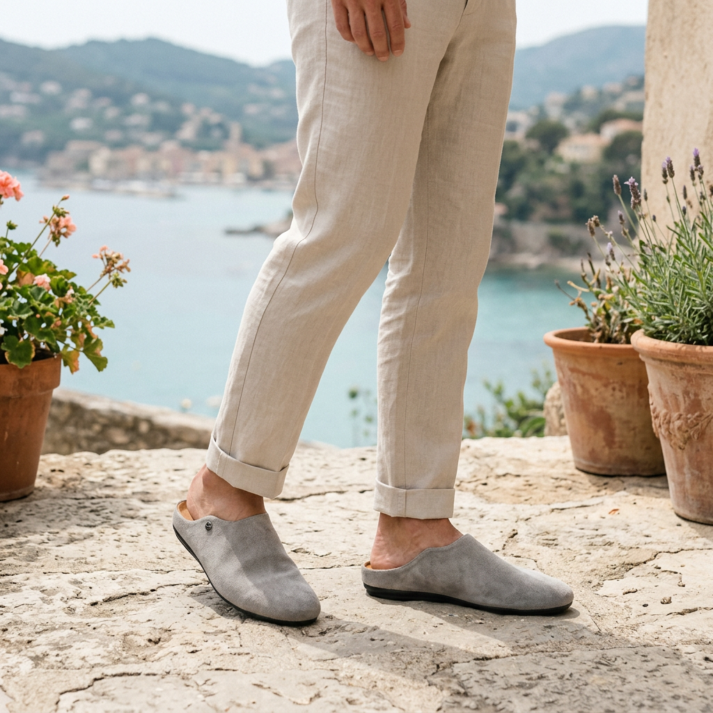 Atrani Suede Mules — Allyours Closet (view 6)