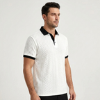 Levanto Jacquard Polo — Allyours Closet (view 8)