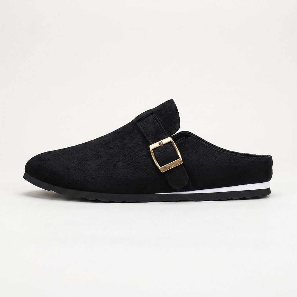 Landon Suede Mules — Allyours Closet (view 10)