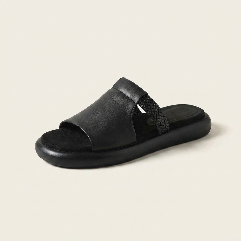 Marsala Leather Flats — Allyours Closet