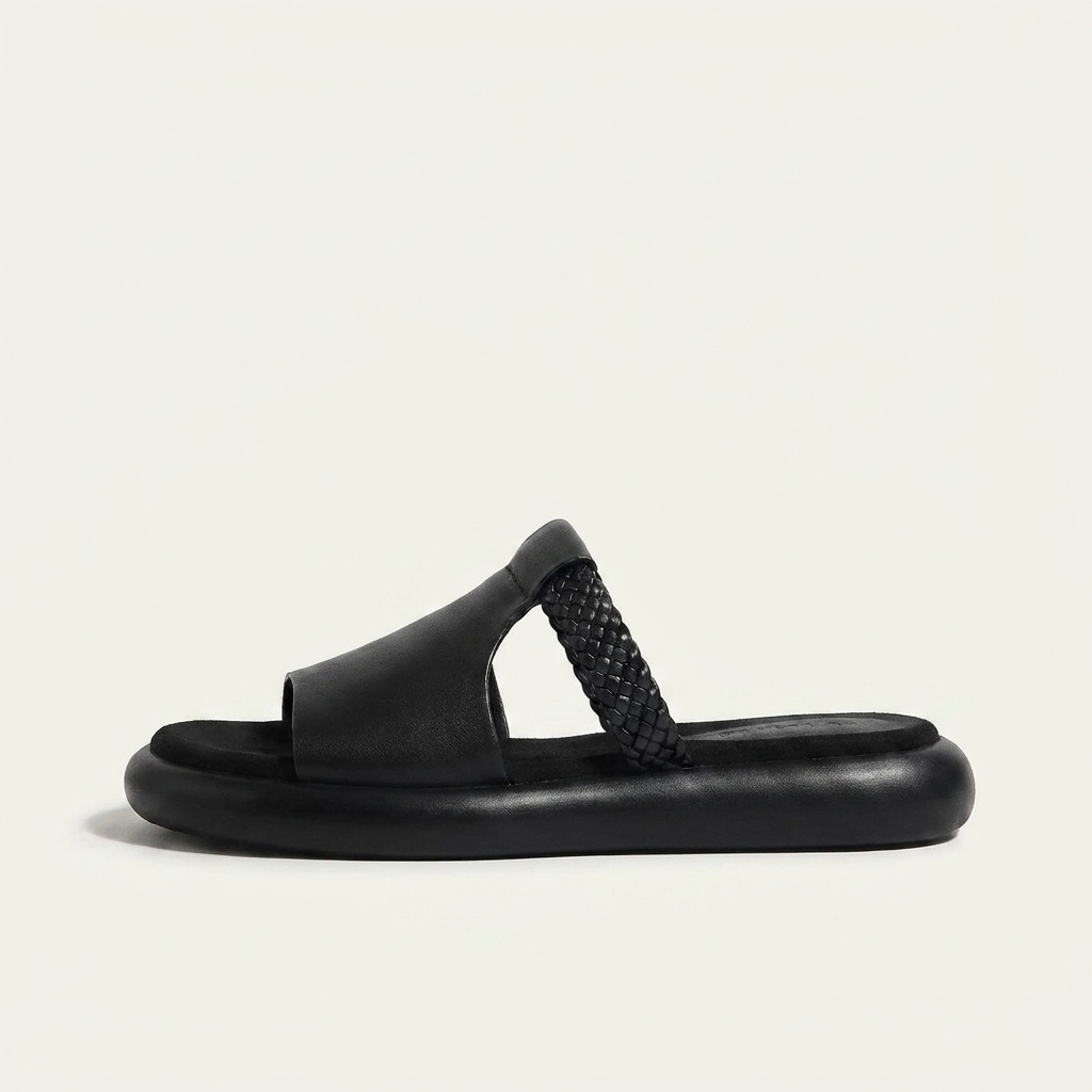 Marsala Leather Flats — Allyours Closet (view 2)